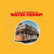 San Francisco Sticker | San Francisco Trolly Car Sticker