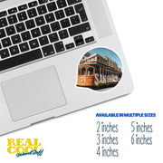 San Francisco Sticker | San Francisco Trolly Car Sticker