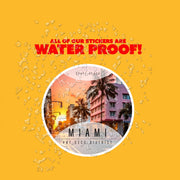 Miami Beach Art Deco Sticker | Art Deco District Sticker