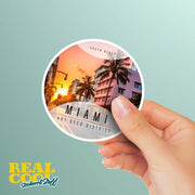 Miami Beach Art Deco Sticker | Art Deco District Sticker