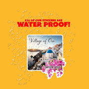 Santorini Greece Sticker | Santorini Sticker