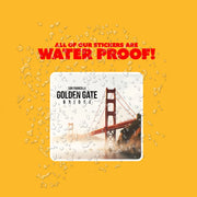 Golden Gate Bridge Sticker | San Francisco Sticker | California Stickers |San Francisco Decal