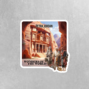Petra Jordan Sticker | Jordan Sticker | Petra Sticker | Wonders of the World Sticker