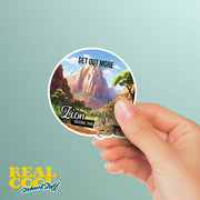 Zion National Park Sticker | Utah Sticker | Travel Stickers | National Parks Sticker