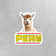 Peru Sticker | Llama Sticker | Peru Llama Sticker