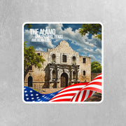 The Alamo Sticker | Alamo Sticker | American Icons Sticker