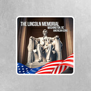 Lincoln Memorial Sticker | Washington DC Sticker | DC Stickers