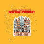 Amsterdam Sticker | Amsterdam Buildings Sticker | The Netherlands Sticker | Holland Decal