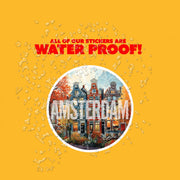 Amsterdam Sticker | Amsterdam Buildings Sticker | The Netherlands Sticker | Holland Decal