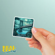 New York Sticker | George Washington Bridge Sticker