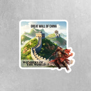 Great Wall Of China Sticker | China Decal | China Sticker | Wonders Of The World Sticker