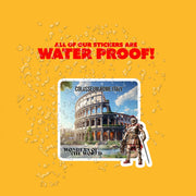 Rome Sticker | Rome Colosseum Sticker | Italy Stickers | Wonders Of The World Sticker