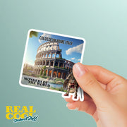 Rome Sticker | Rome Colosseum Sticker | Italy Stickers | Wonders Of The World Sticker