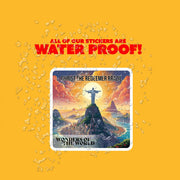 Rio De Janeiro Sticker | Rio Sticker | Brazil Sticker | Christ The Redeemer Sticker. | Wonders of the World Sticker