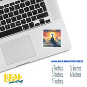 Rio De Janeiro Sticker | Rio Sticker | Brazil Sticker | Christ The Redeemer Sticker. | Wonders of the World Sticker