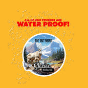 Glaciar National Park Sticker | Glaciar Park Sticker | Travel Stickers | National Parks Sticker