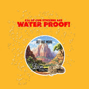 Zion National Park Sticker | Utah Sticker | Travel Stickers | National Parks Sticker