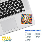 Maltese Sticker | Maltese Decal | Maltese Pop-Art Sticker