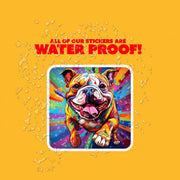 Bulldog Sticker | Bulldog Decal | Bulldog Pop-Art Sticker