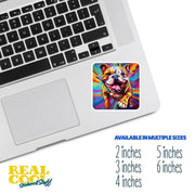 Bulldog Sticker | Bulldog Decal | Bulldog Pop-Art Sticker