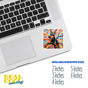 Doberman Sticker | Doberman Decal | Doberman Pop-Art Sticker
