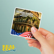 French Quarter Sticker | Louisiana Sticker | Bourbon Street Decal
