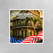 French Quarter Sticker | Louisiana Sticker | Bourbon Street Decal