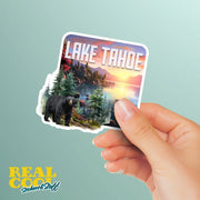 Lake Tahoe Sticker | Lake Tahoe Decals | Lake Tahoe Water Bottle Sticker
