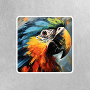 Macaw Sticker | Parrot Stickers | Macaw Decal
