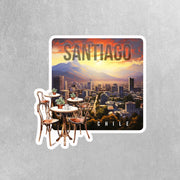 Santiago Sticker | Chile Sticker | Santiago Chile Stickers