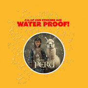 I Love Peru Sticker | Peru Sticker | Lama Sticker