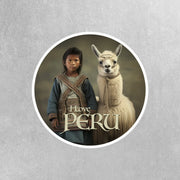 I Love Peru Sticker | Peru Sticker | Lama Sticker