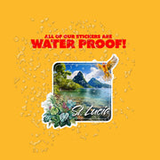 St. Lucia Sticker | Saint Lucia Sticker