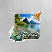 St. Lucia Sticker | Saint Lucia Sticker