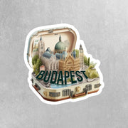 Budapest Sticker | Budapest In A Suitcase Sticker | Budapest Souvenir