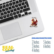 Book Dragon Sticker | Dragon Literary Laptop Decal | Book Dragon Decals