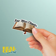 One More Chapter Sticker | Reading Sticker | Bookworm Sticker