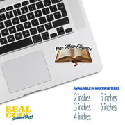 One More Chapter Sticker | Reading Sticker | Bookworm Sticker