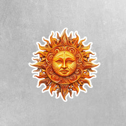 Mythical Sun Sticker | Tarot Card Sun Sticker | Sun Sticker