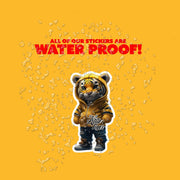 Little Tiger Sticker | Cute Tiger Sticker | Tiger In A Hoodie Sticker
