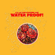 Roses Sticker | Roses Decal | Roses Stained Glass Sticker