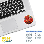 Roses Sticker | Roses Decal | Roses Stained Glass Sticker