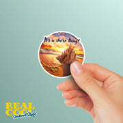 Sandcastle Sticker | Beach Sticker | Shore Sticker