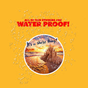 Sandcastle Sticker | Beach Sticker | Shore Sticker