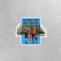 Hiking Sticker | Family Hiking Sticker | Travel Stickers