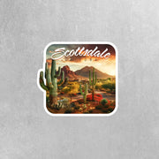 Scottsdale Arizona Stickers | Scottsdale Sticker | Arizona Desert Sticker