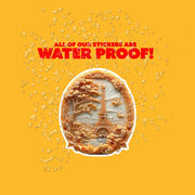 Eiffel Tower Sticker | Eiffel Tower Cornelian Shell Cameo Sticker | Paris Sticker