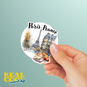 Paris Sticker | Paris Watercolor Sticker | Paris France Sticker