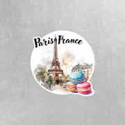Paris Sticker | Paris Watercolor Sticker | Paris France Sticker