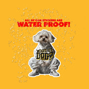 Maltese Sticker | What Up Dog Sticker | Cool Maltese Stickers
